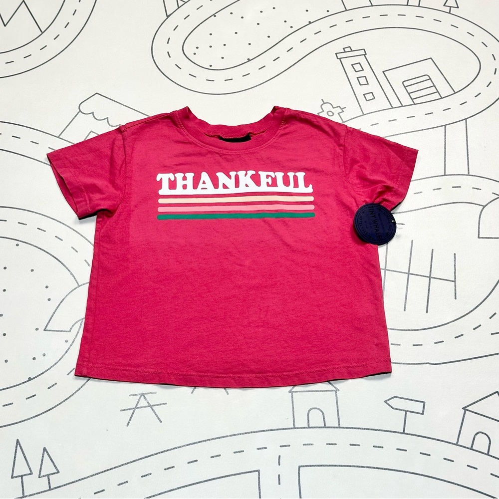 Tiny Whales Thankful Boxy Tee